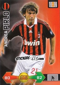 Sticker Andrea Pirlo - Calciatori 2009-2010. Adrenalyn XL n. 237 - Panini