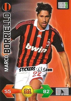 Sticker Marco Borriello - Calciatori 2009-2010. Adrenalyn XL n. 240 - Panini