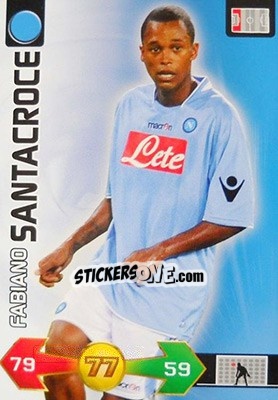 Figurina Fabiano Santacroce - Calciatori 2009-2010. Adrenalyn XL - Panini