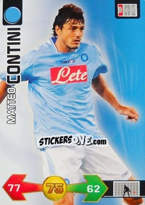 Sticker Matteo Contini - Calciatori 2009-2010. Adrenalyn XL n. 252 - Panini