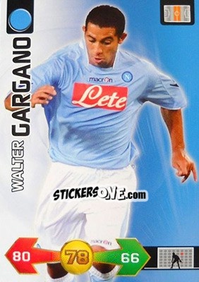 Sticker Walter Gargano - Calciatori 2009-2010. Adrenalyn XL n. 256 - Panini
