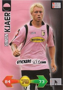 Sticker Simon Kjaer - Calciatori 2009-2010. Adrenalyn XL n. 270 - Panini