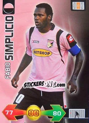 Sticker Fabio Simplicio - Calciatori 2009-2010. Adrenalyn XL - Panini