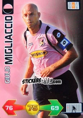 Sticker Giulio Migliaccio - Calciatori 2009-2010. Adrenalyn XL n. 274 - Panini
