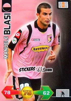 Sticker Manuele Blasi - Calciatori 2009-2010. Adrenalyn XL n. 276 - Panini