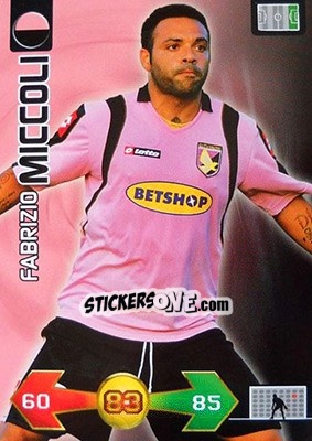 Sticker Fabrizio Miccoli - Calciatori 2009-2010. Adrenalyn XL n. 280 - Panini