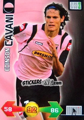 Sticker Edinson Cavani - Calciatori 2009-2010. Adrenalyn XL n. 281 - Panini