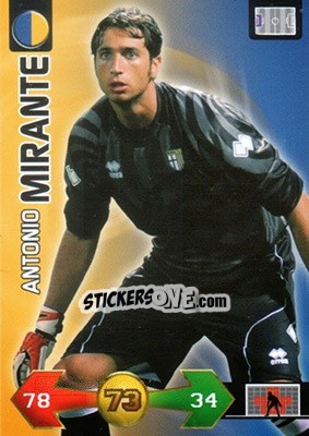 Sticker Antonio Mirante - Calciatori 2009-2010. Adrenalyn XL n. 286 - Panini