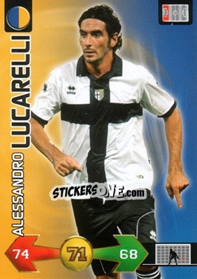 Sticker Alessandro Lucarelli - Calciatori 2009-2010. Adrenalyn XL n. 288 - Panini