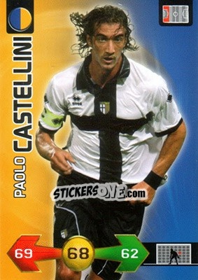 Cromo Paolo Castellini - Calciatori 2009-2010. Adrenalyn XL n. 289 - Panini