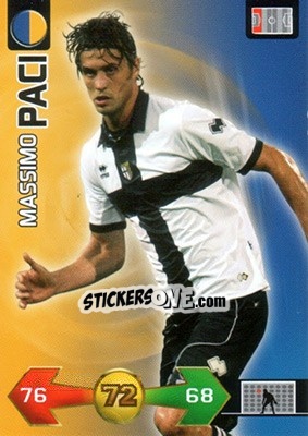 Sticker Massimo Paci - Calciatori 2009-2010. Adrenalyn XL n. 290 - Panini