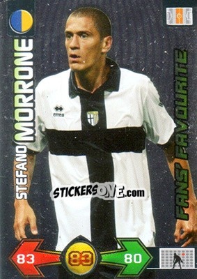 Sticker Stefano Morrone - Calciatori 2009-2010. Adrenalyn XL n. 303 - Panini