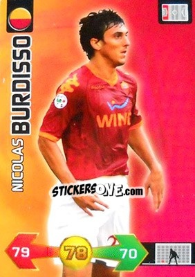 Figurina Nicolas Burdisso - Calciatori 2009-2010. Adrenalyn XL - Panini