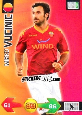 Sticker Mirko Vucinic - Calciatori 2009-2010. Adrenalyn XL n. 319 - Panini