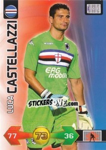Sticker Luca Castellazzi - Calciatori 2009-2010. Adrenalyn XL n. 324 - Panini