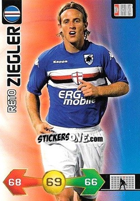 Sticker Reto Ziegler - Calciatori 2009-2010. Adrenalyn XL n. 325 - Panini
