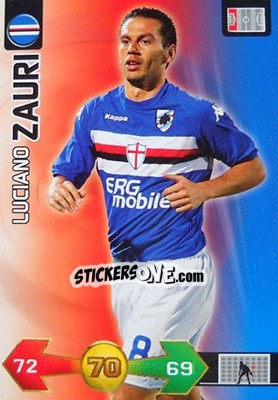 Figurina Luciano Zauri - Calciatori 2009-2010. Adrenalyn XL - Panini