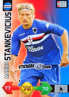 Sticker Marius Stankevicius - Calciatori 2009-2010. Adrenalyn XL n. 329 - Panini