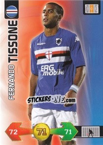 Figurina Fernando Tissone - Calciatori 2009-2010. Adrenalyn XL - Panini