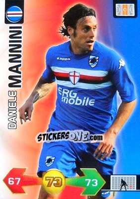 Sticker Daniele Mannini - Calciatori 2009-2010. Adrenalyn XL n. 334 - Panini