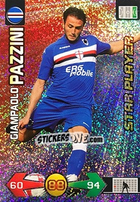 Sticker Giampaolo Pazzini - Calciatori 2009-2010. Adrenalyn XL n. 340 - Panini
