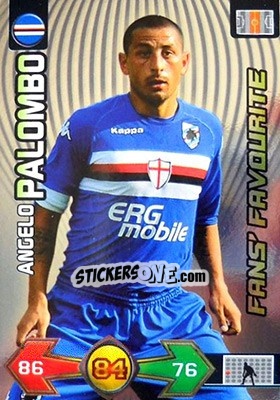 Sticker Angelo Palombo - Calciatori 2009-2010. Adrenalyn XL n. 341 - Panini
