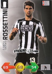 Sticker Luca Rossettini - Calciatori 2009-2010. Adrenalyn XL n. 344 - Panini