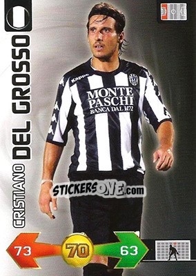 Cromo Cristiano Del Grosso - Calciatori 2009-2010. Adrenalyn XL n. 346 - Panini