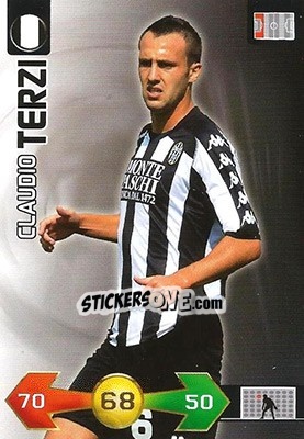 Sticker Claudio Terzi - Calciatori 2009-2010. Adrenalyn XL n. 348 - Panini