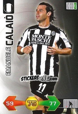 Sticker Emanuele Calaio - Calciatori 2009-2010. Adrenalyn XL n. 355 - Panini