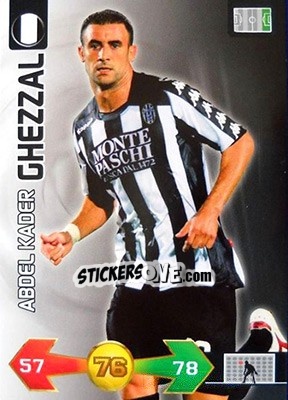 Sticker Abdelkader Ghezzal - Calciatori 2009-2010. Adrenalyn XL n. 356 - Panini