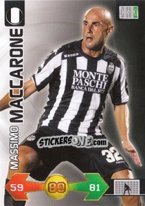 Sticker Massimo Maccarone - Calciatori 2009-2010. Adrenalyn XL n. 357 - Panini