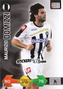 Sticker Maurizio Domizzi - Calciatori 2009-2010. Adrenalyn XL n. 365 - Panini