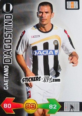 Sticker Gaetano D'Agostino - Calciatori 2009-2010. Adrenalyn XL n. 371 - Panini