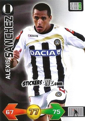Sticker Alexis Sanchez - Calciatori 2009-2010. Adrenalyn XL n. 373 - Panini