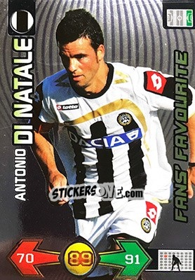 Sticker Antonio Di Natale - Calciatori 2009-2010. Adrenalyn XL n. 379 - Panini