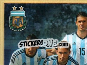 Sticker Team Photo - Fùtbol Argentino 2014 n. 1 - Panini