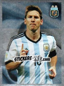 Sticker Lionel Messi - Fùtbol Argentino 2014 n. 7 - Panini