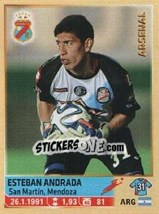 Cromo Andrada - Fùtbol Argentino 2014 n. 11 - Panini