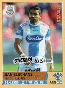 Sticker Eluchans - Fùtbol Argentino 2014 n. 27 - Panini
