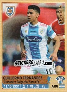 Sticker Fernandez - Fùtbol Argentino 2014 n. 33 - Panini