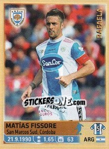 Sticker Fissore - Fùtbol Argentino 2014 n. 34 - Panini