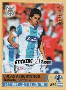Sticker Albertengo - Fùtbol Argentino 2014 n. 37 - Panini