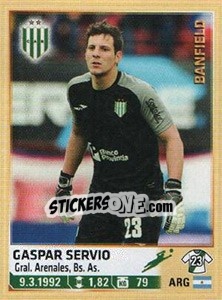 Sticker Servio - Fùtbol Argentino 2014 n. 41 - Panini