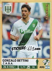 Sticker Bettini - Fùtbol Argentino 2014 n. 42 - Panini