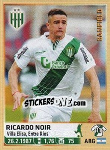 Sticker Ricardo Noir - Fùtbol Argentino 2014 n. 52 - Panini