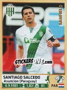 Sticker Santiago Salcedo - Fùtbol Argentino 2014 n. 53 - Panini
