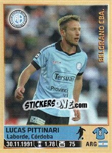 Sticker Pittinari - Fùtbol Argentino 2014 n. 63 - Panini