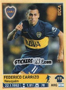 Sticker Carrizo - Fùtbol Argentino 2014 n. 75 - Panini