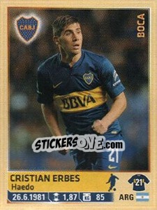 Cromo Erbes - Fùtbol Argentino 2014 n. 78 - Panini